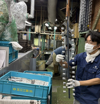 治具外しの様子